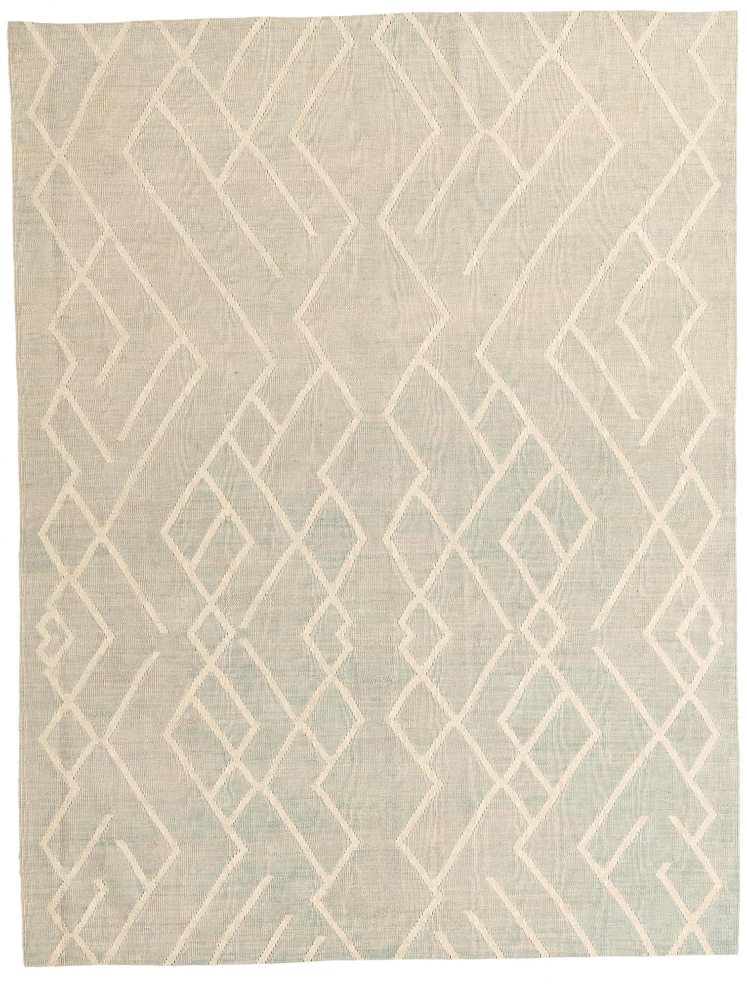 6' x 7' 10 Hand Woven Kilim Modern Wool Rug