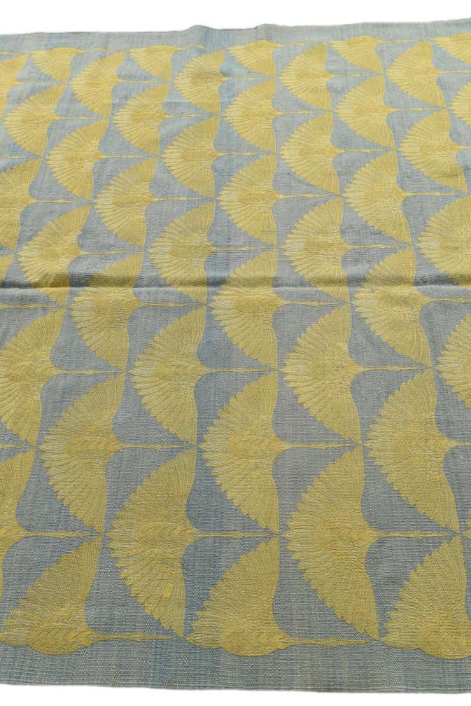 6' 6 x 9' 4 Hand Woven Kilim Modern Wool Rug