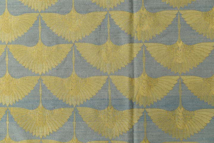 6' 6 x 9' 4 Hand Woven Kilim Modern Wool Rug