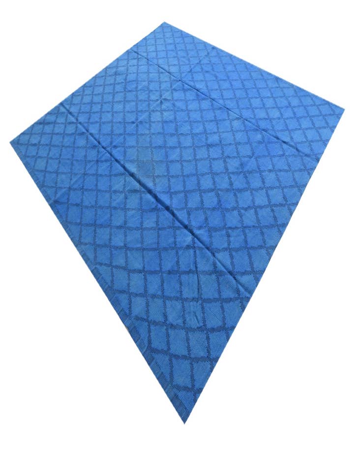 Detail image of 8' 4 x 9' 2 Hand Woven Kilim Modern Wool Rug