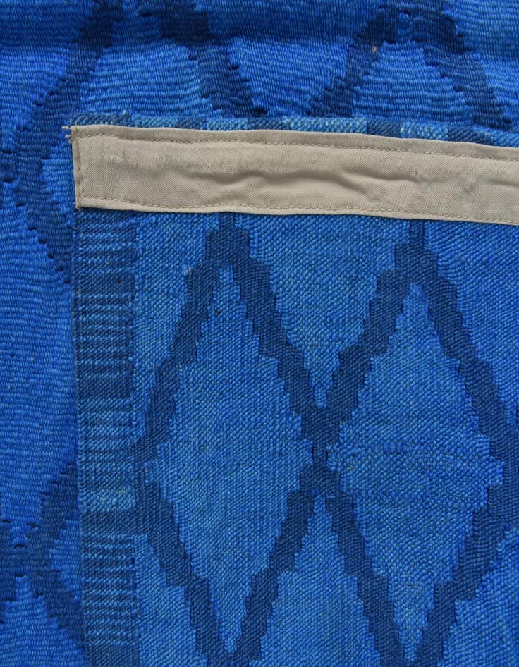 Detail image of 8' 4 x 9' 2 Hand Woven Kilim Modern Wool Rug