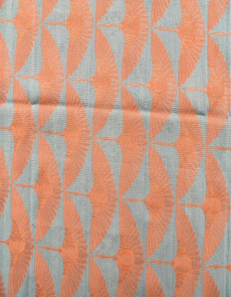 Detail image of 6' 6 x 9' 7  Hand Woven Kilim Modern Wool Rug