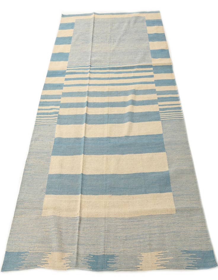 Detail image of 5' 9 x 7' 7 Hand Woven Kilim Modern Wool Rug