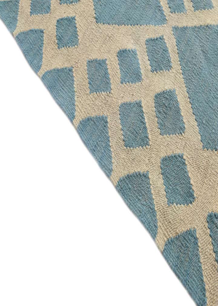 8' 9 x 9' 8 Hand Woven Kilim Modern Wool Rug