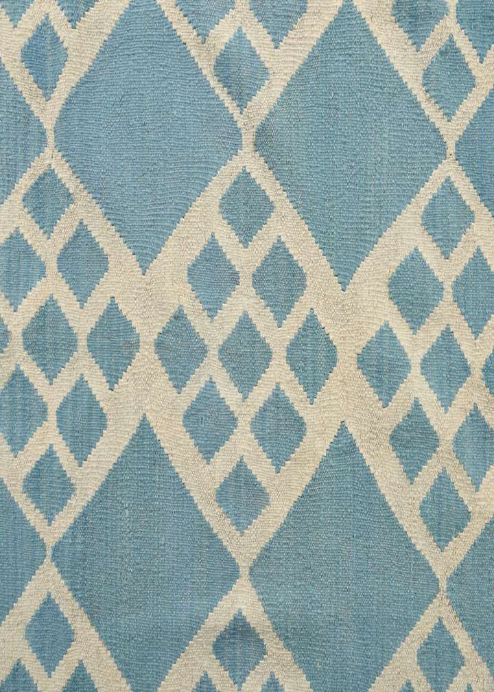 8' 9 x 9' 8 Hand Woven Kilim Modern Wool Rug