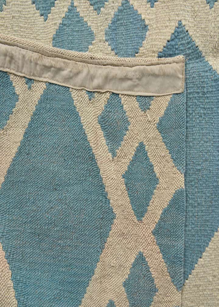 8' 9 x 9' 8 Hand Woven Kilim Modern Wool Rug