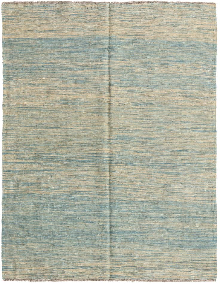 Detail image of 3' 10 x 6' Hand Woven Kilim Modern Wool Rug