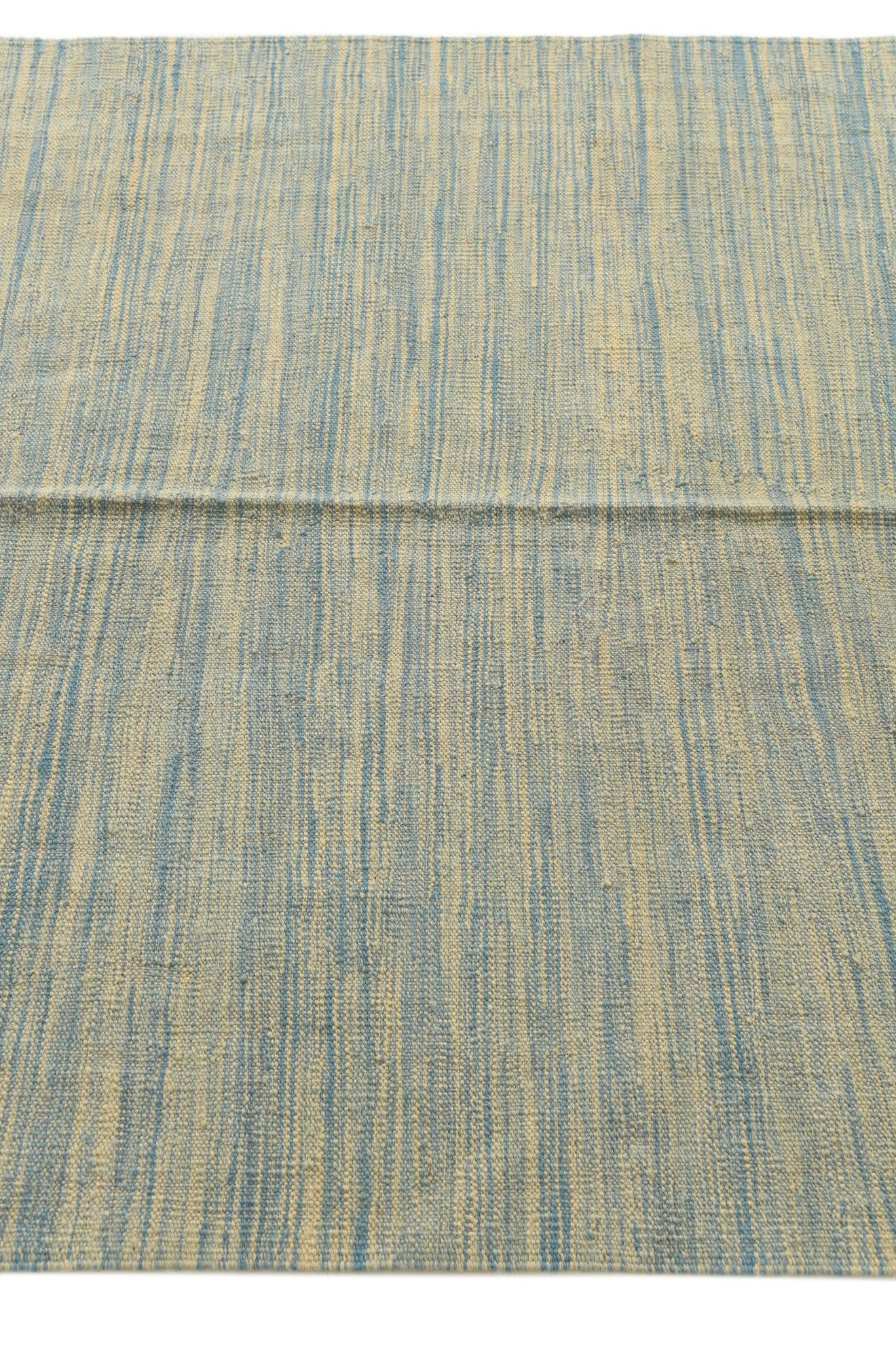 4' 1 x 6' Hand Woven Kilim Modern Wool Rug
