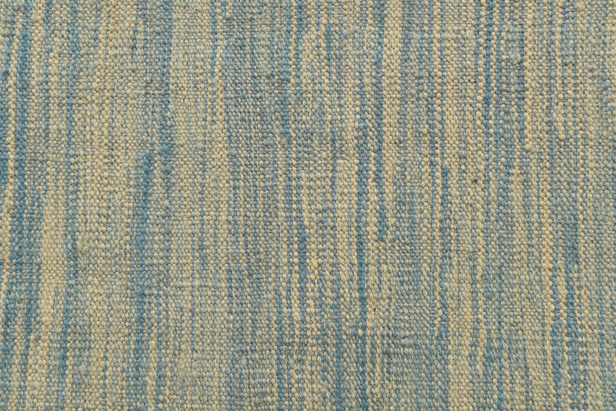 4' 1 x 6' Hand Woven Kilim Modern Wool Rug