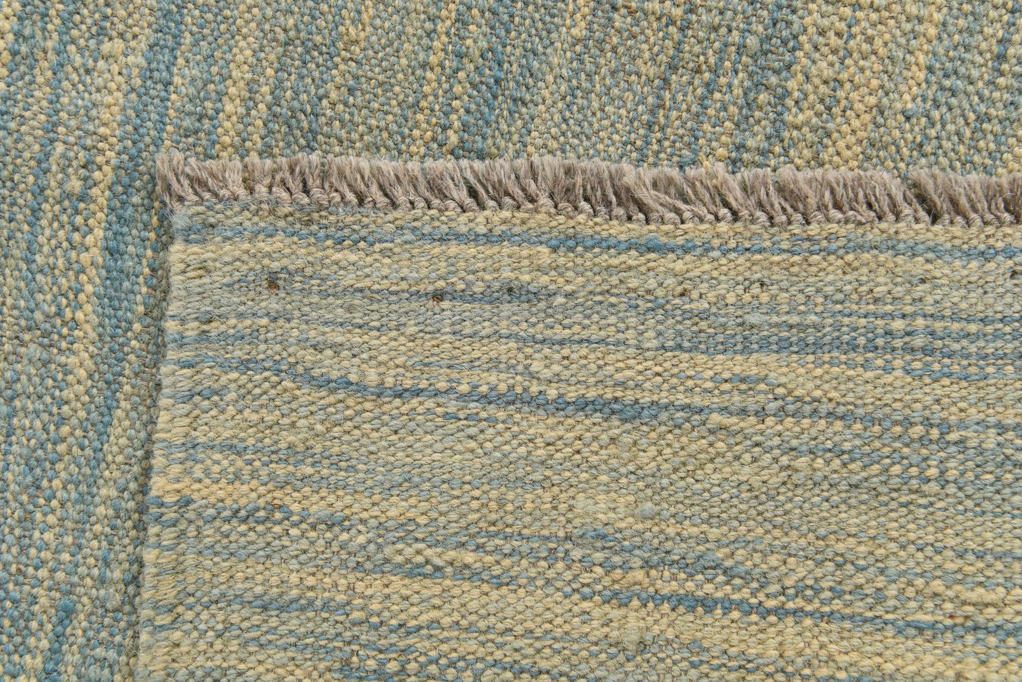 4' 1 x 6' Hand Woven Kilim Modern Wool Rug