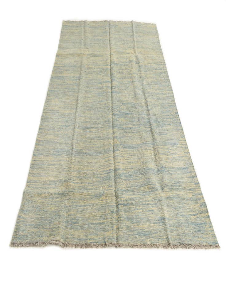 Detail image of 4' 2 x 6' 5  Hand Woven Kilim Modern Wool Rug