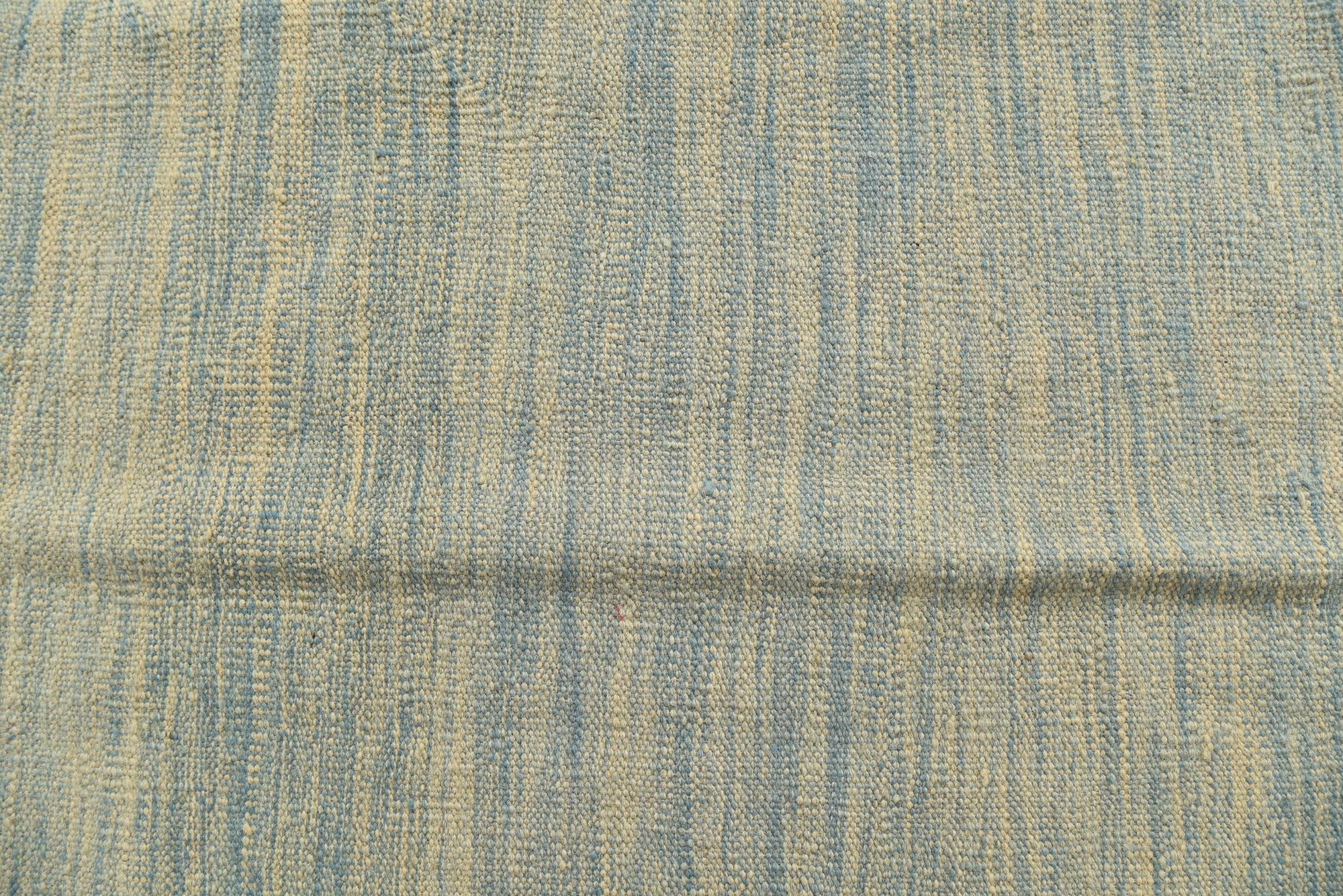 4' 2 x 6' 5 Hand Woven Kilim Modern Wool Rug