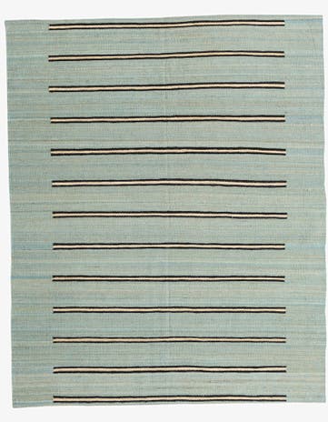 5' 3 x 6' 6 Hand Woven Kilim Modern Wool Rug