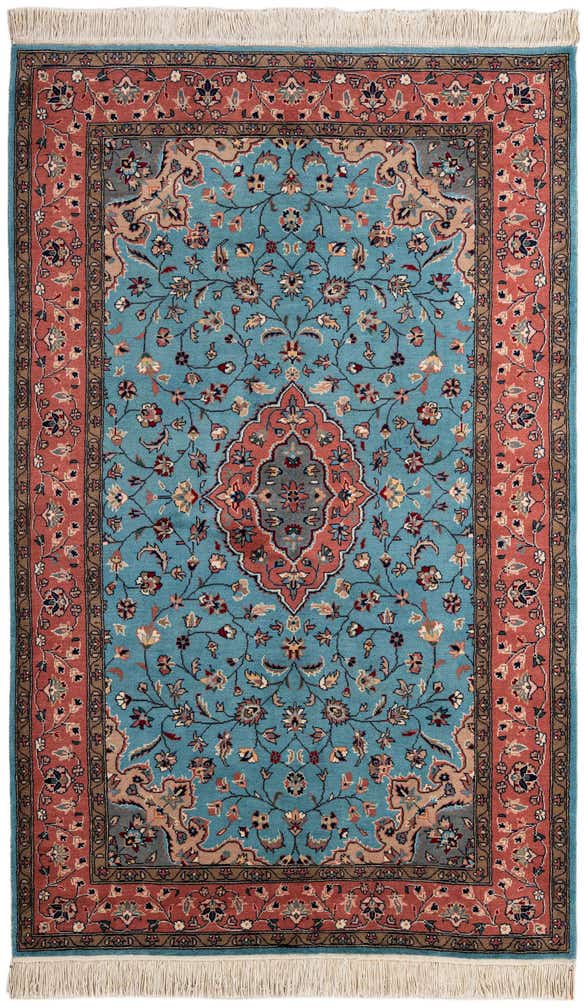 5' 1 x 8' 4 Hand Knotted Lahour Wool Rug