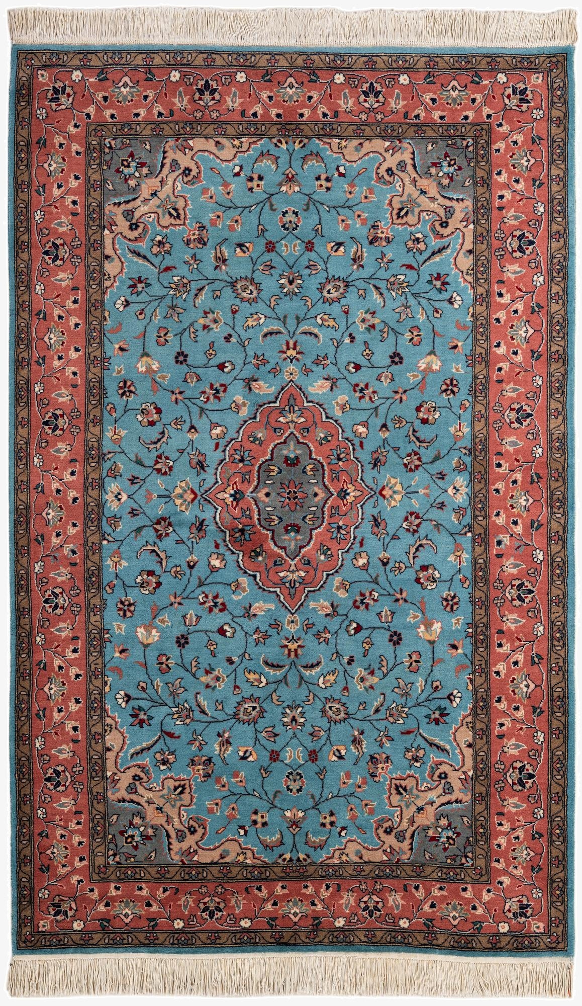 5' 1 x 8' 4  Hand Knotted Lahour Wool Rug