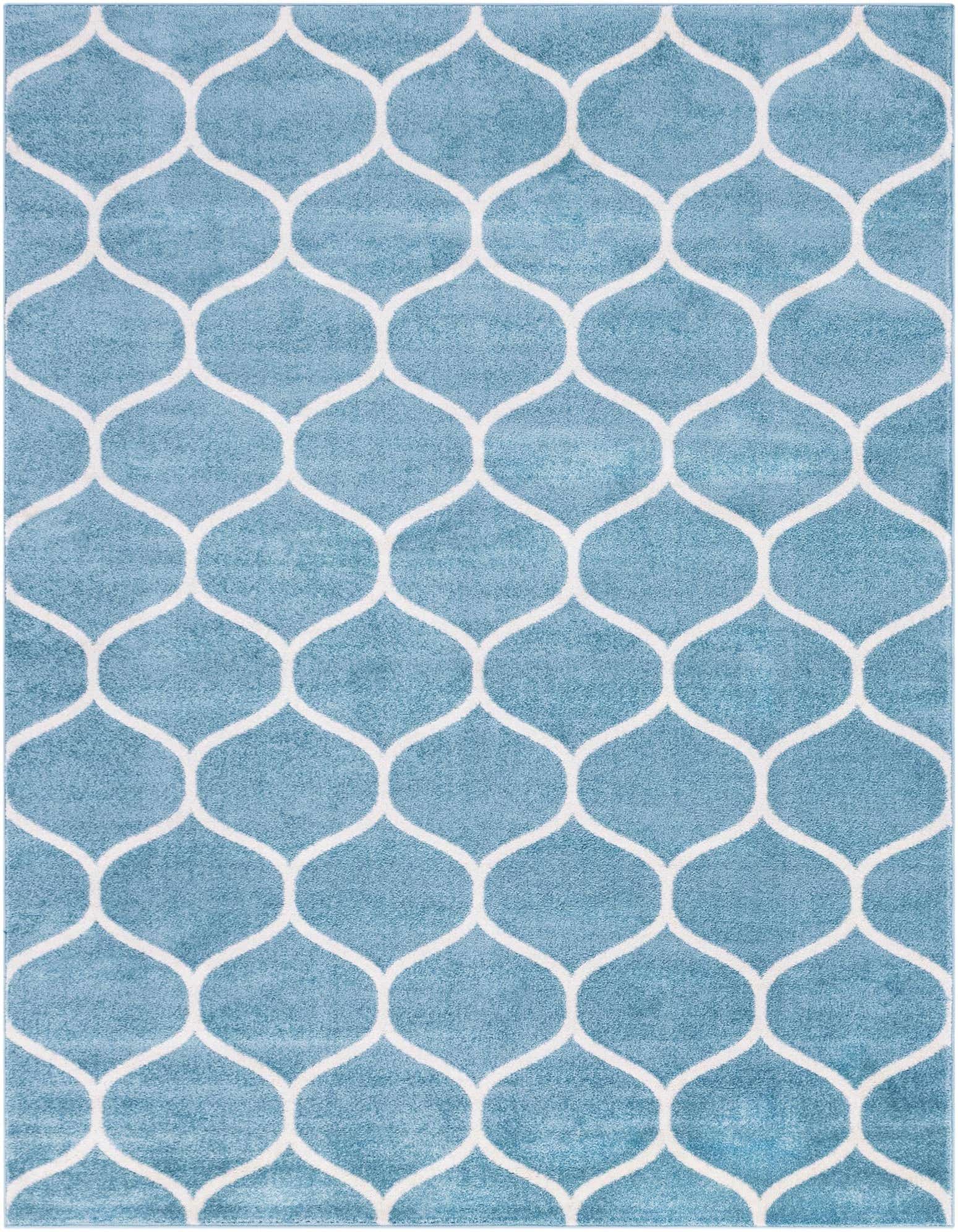 7' 10 x 10' Lattice Frieze Rug