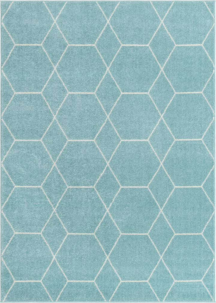 7' 10 x 10' Lattice Frieze Rug