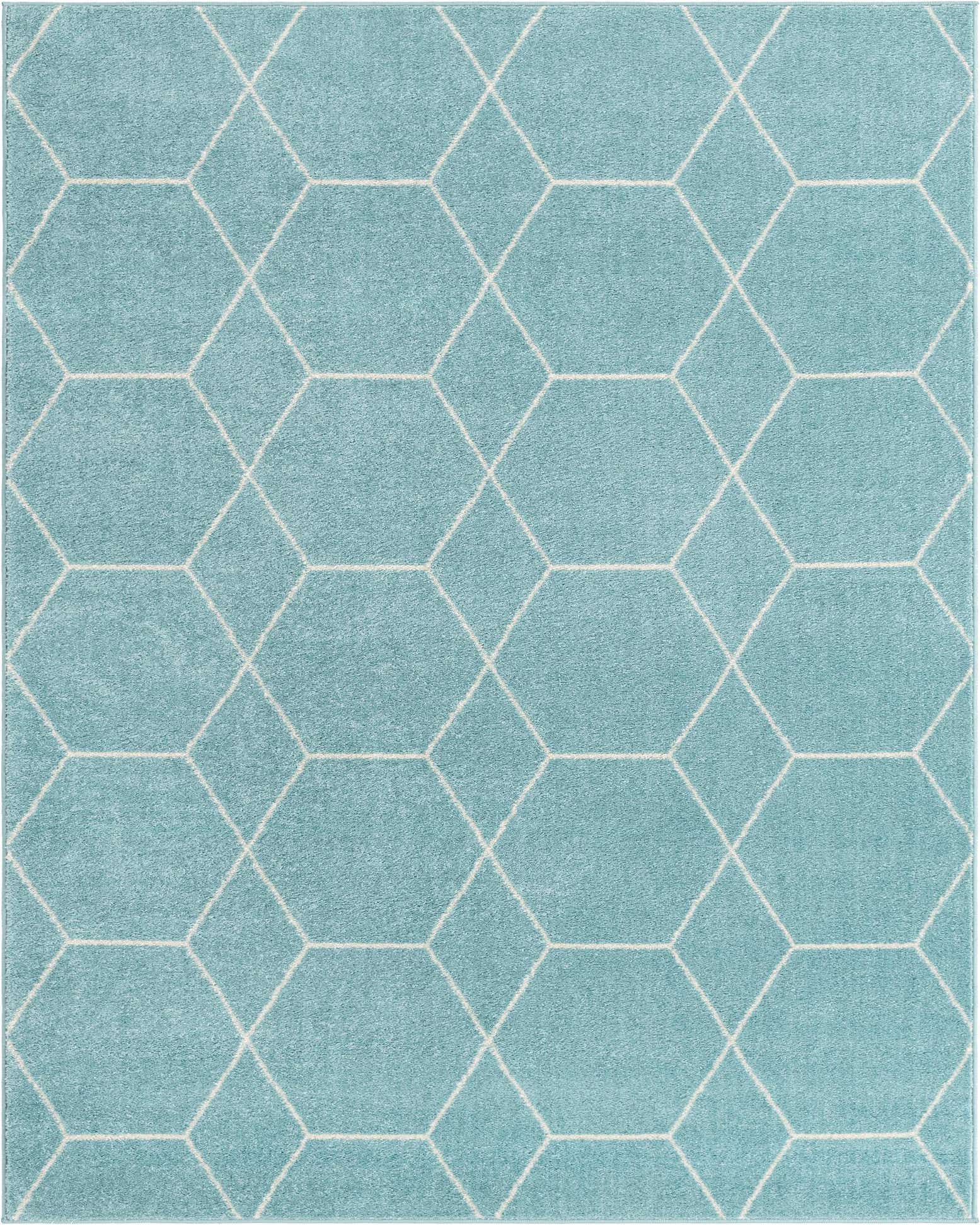 7' 10 x 10' Lattice Frieze Rug