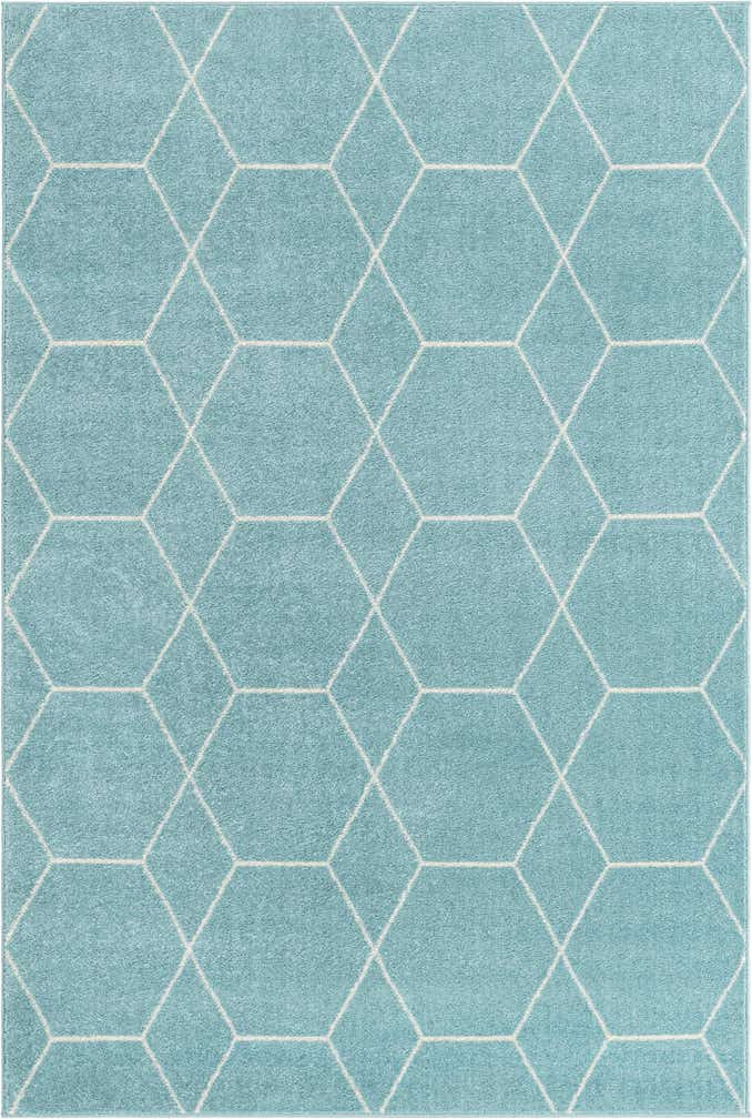 4' x 6' Lattice Frieze Rug