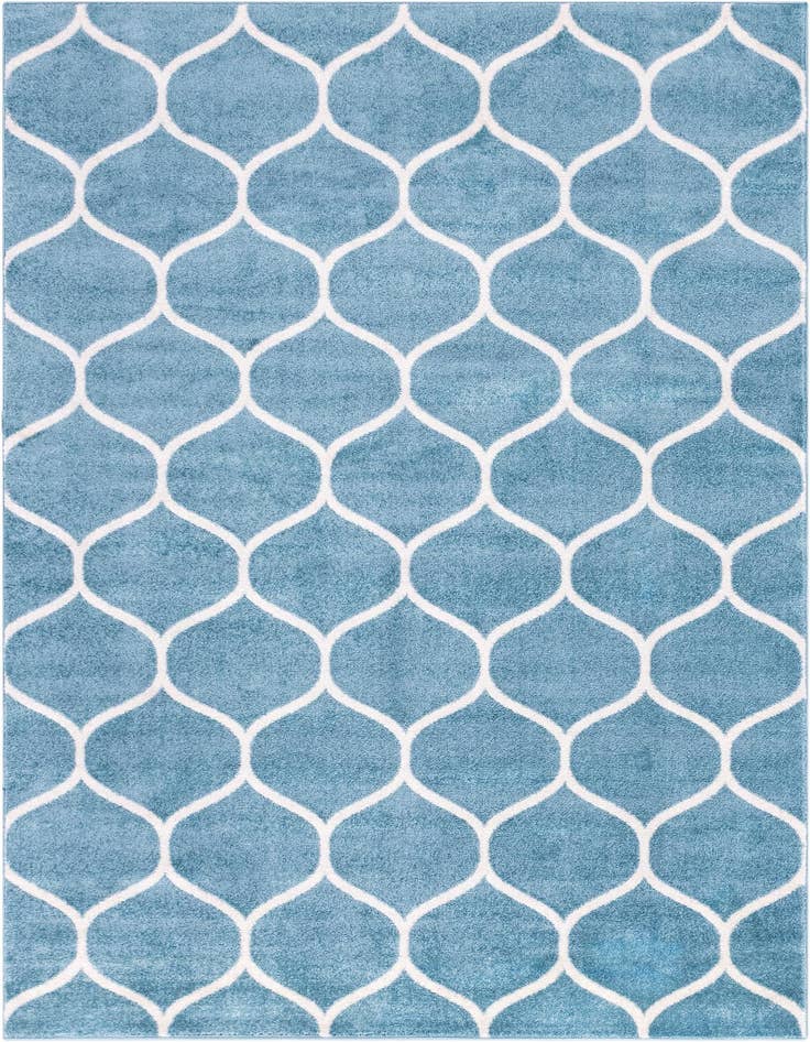 Detail image of 7' x 10' Lattice Frieze Rug