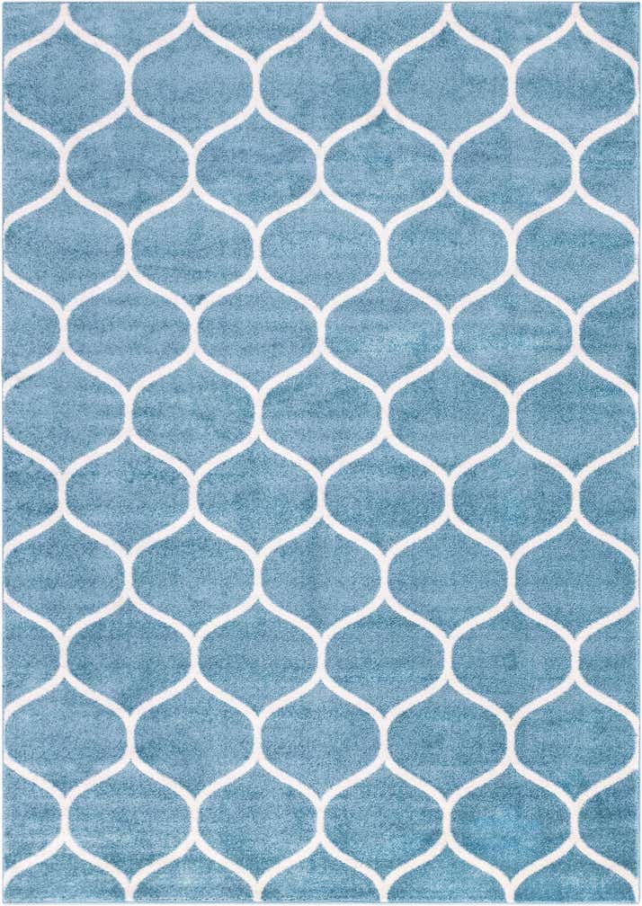 7' x 10' Lattice Frieze Rug