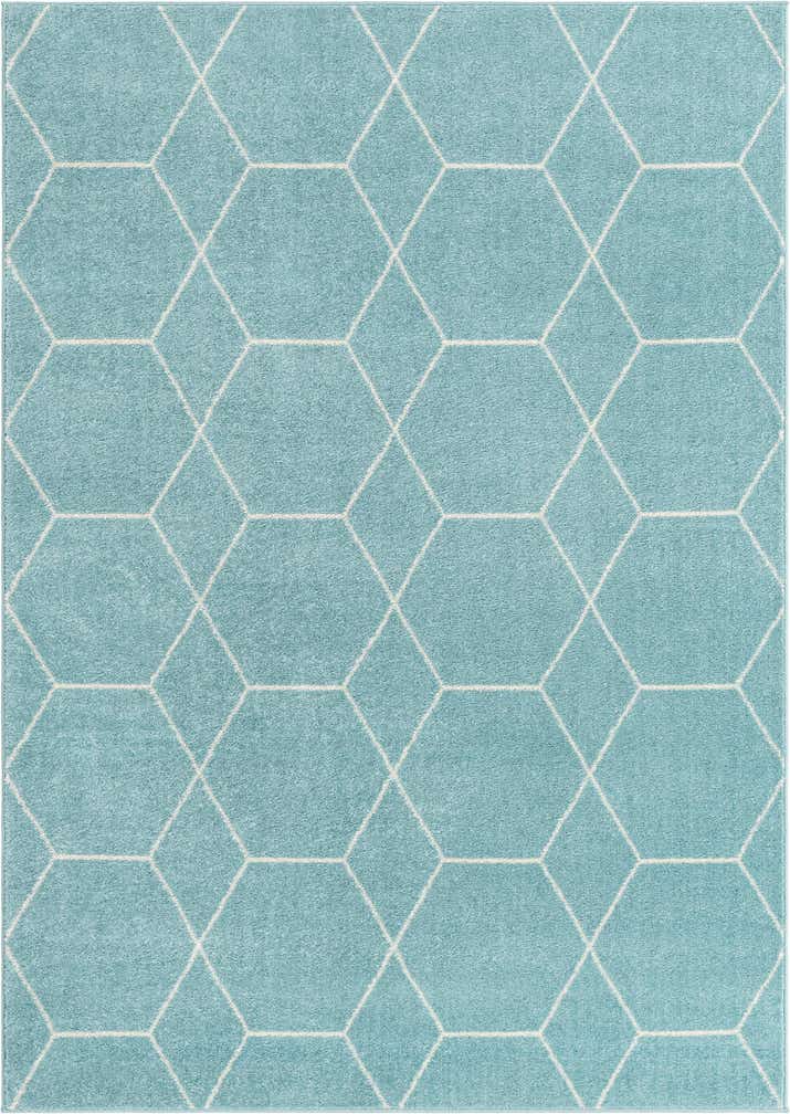 10' x 14' Lattice Frieze Rug