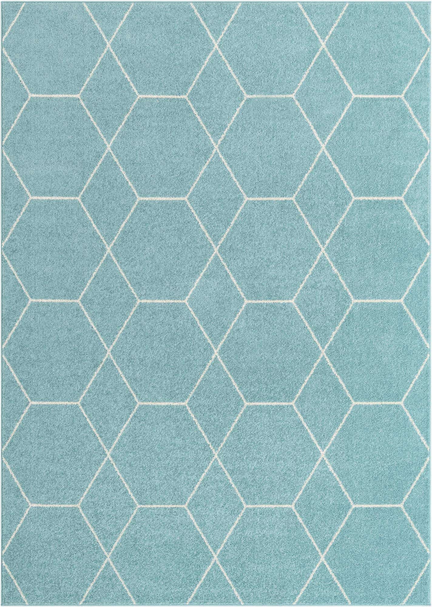 7' 10 x 11' Lattice Frieze Rug