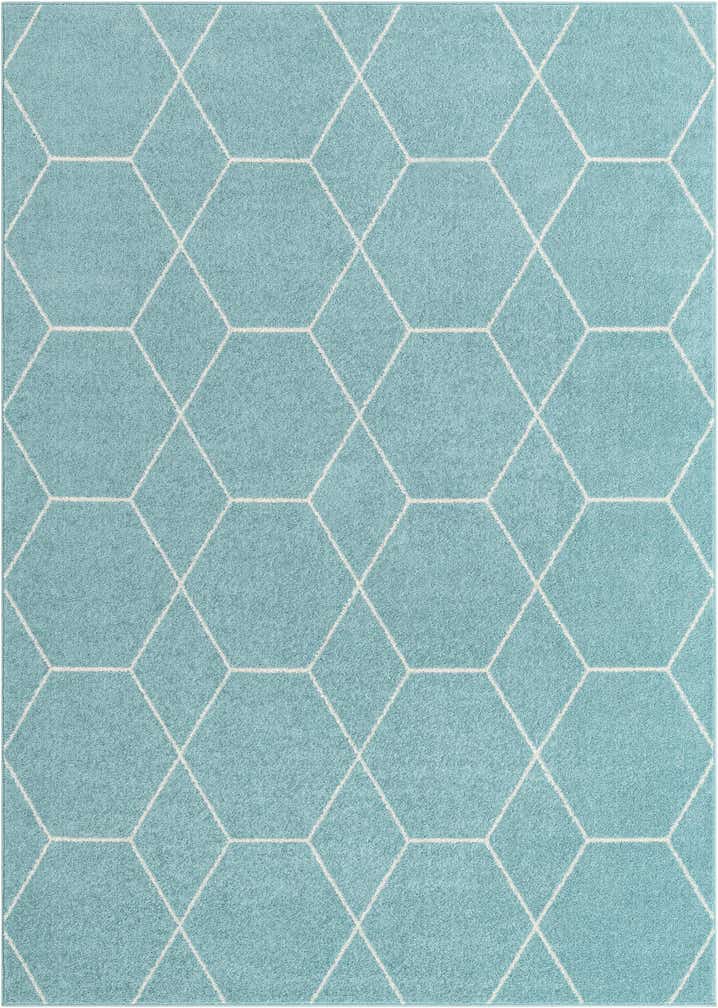 7' 10 x 11' Lattice Frieze Rug