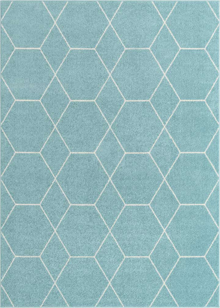 7' x 10' Lattice Frieze Rug