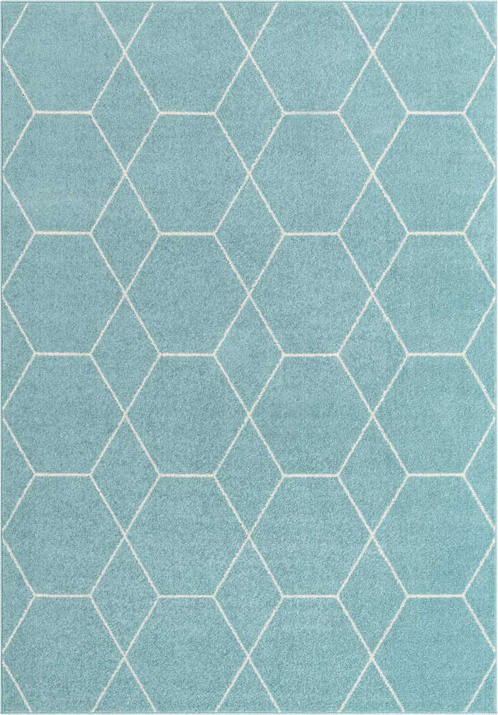 7' x 10' Lattice Frieze Rug