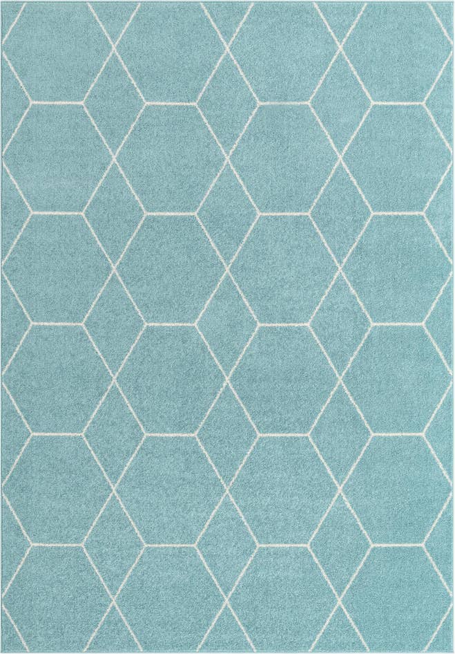 Detail image of 7' x 10' Lattice Frieze Rug