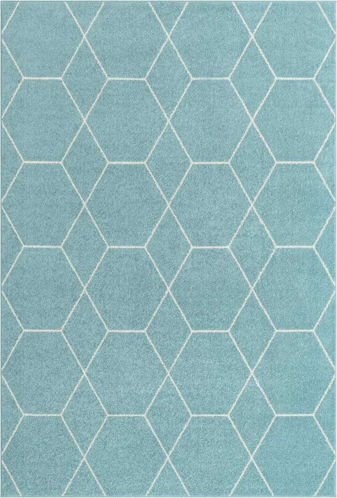 6' x 9' Lattice Frieze Rug