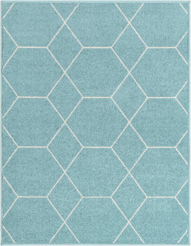Detail image of 2' x 3' Lattice Frieze Rug