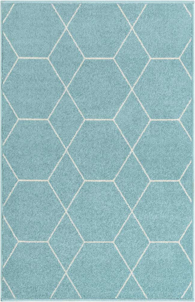 2' x 3' Lattice Frieze Rug