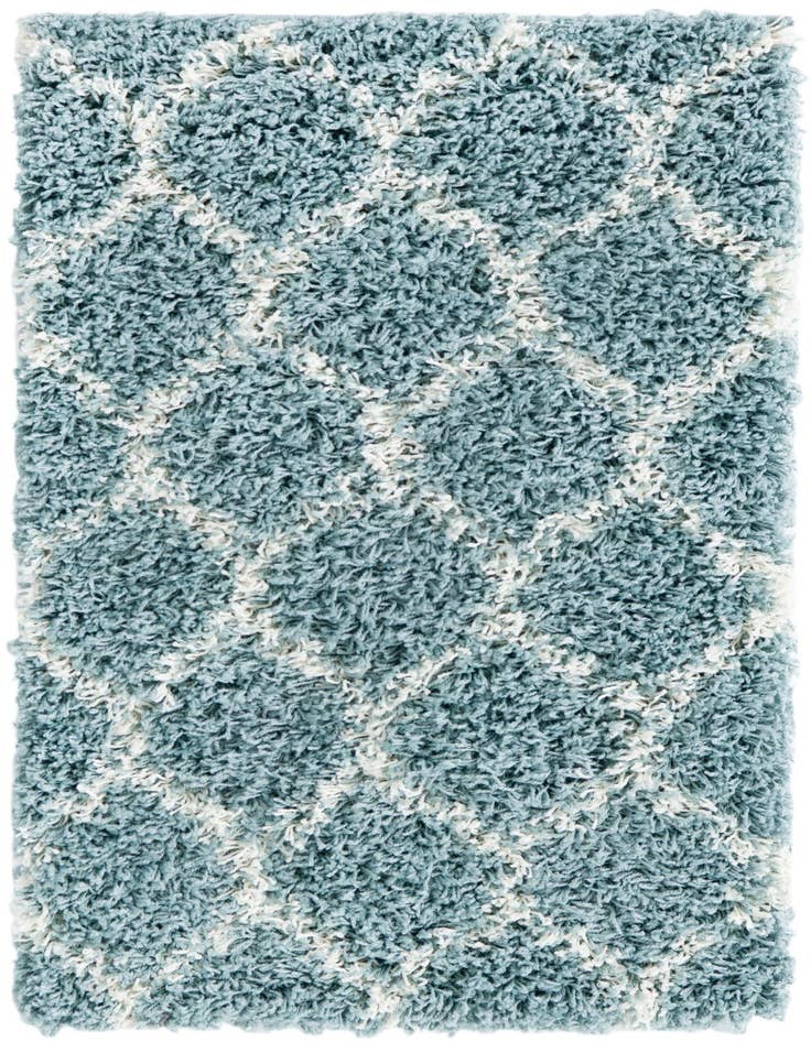 Detail image of 2' x 3' Lattice Shag Rug