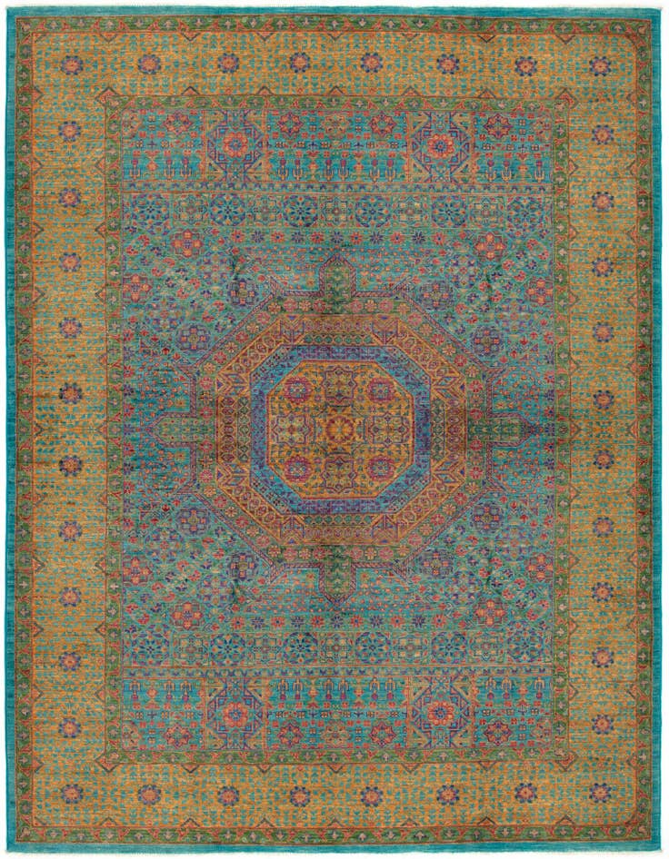 Detail image of 5' 10 x 7' 9 Mamluk Wool Rug