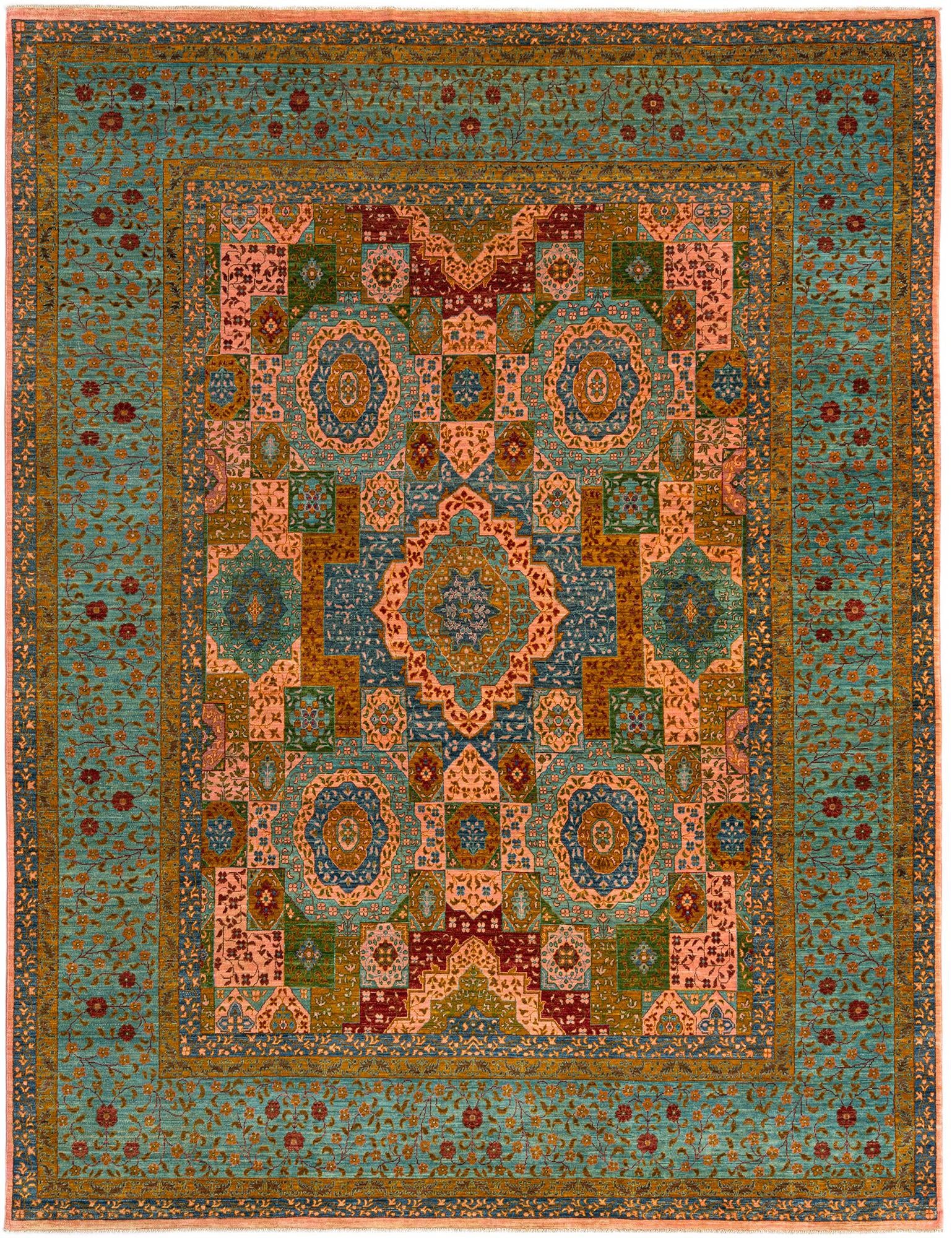 7' 10 x 10' 6 Mamluk Wool Rug