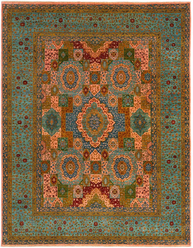 Detail image of 7' 10 x 10' 6 Mamluk Wool Rug
