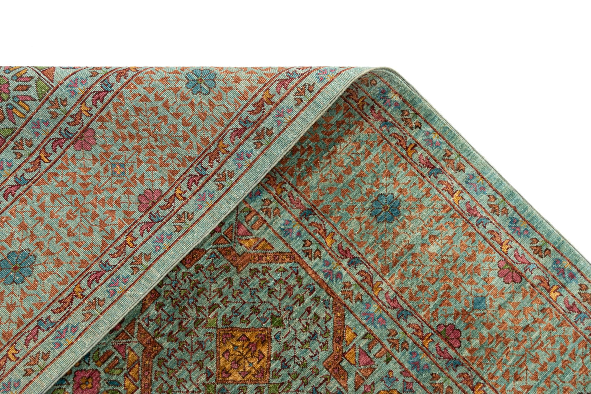 6' 9 x 9' 11 Mamluk Wool Rug