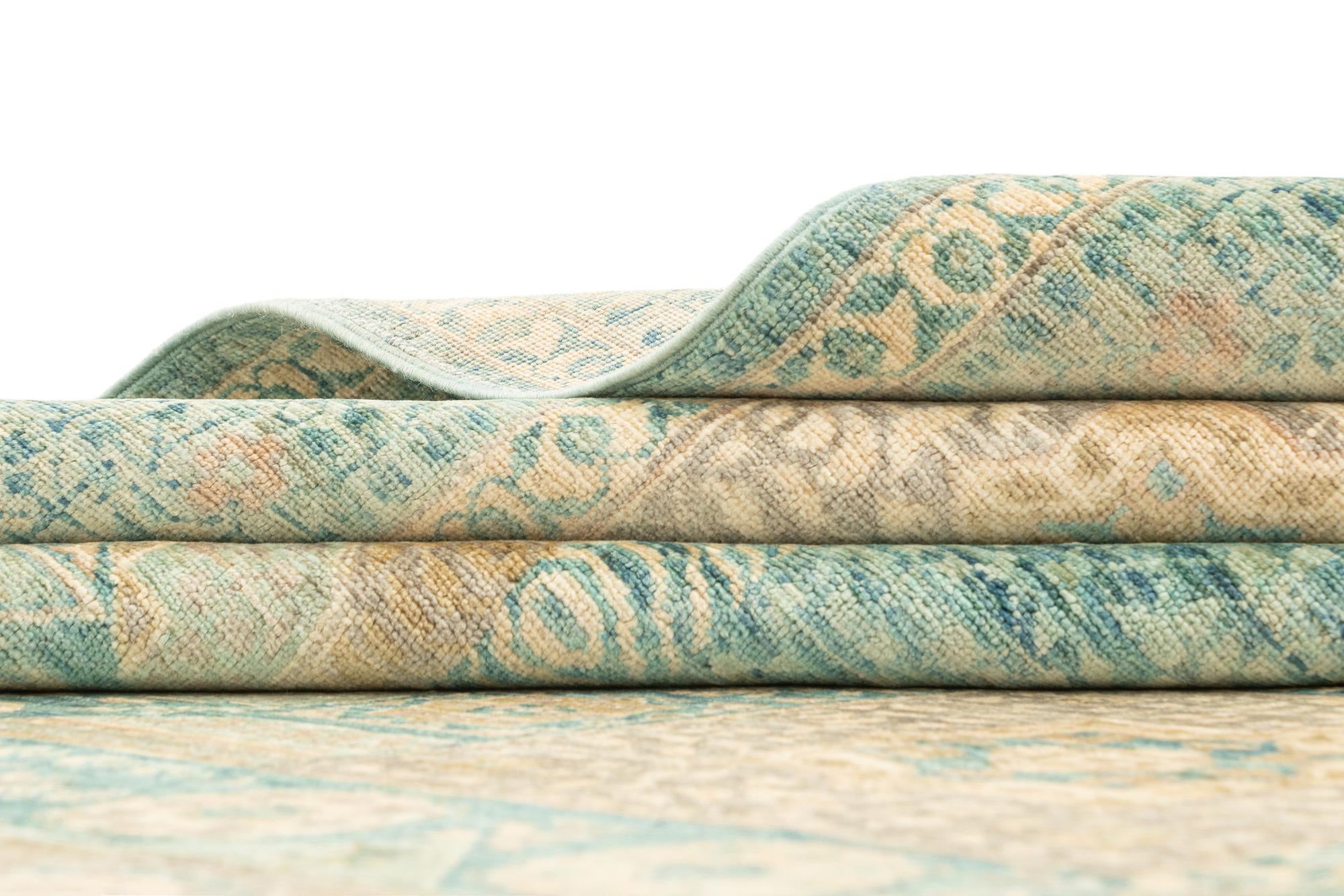 5' 7 x 7' 11 Hand Knotted Mamluk Rug