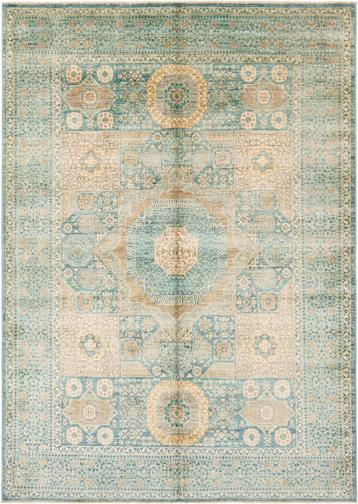 5' 7 x 7' 11 Hand Knotted Mamluk Rug