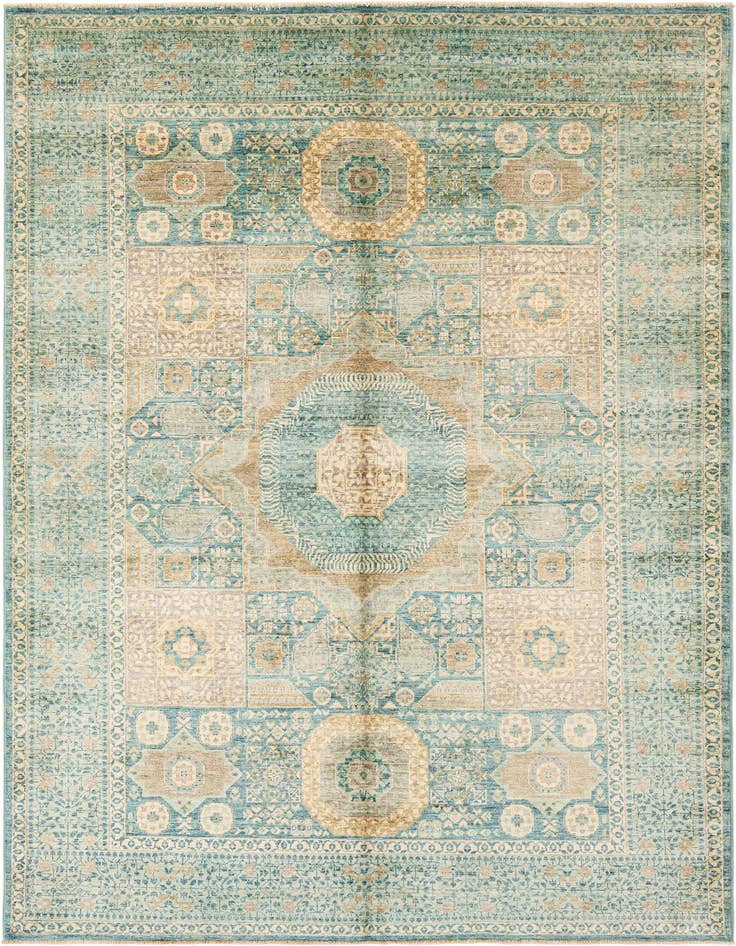 Detail image of 5' 7 x 7' 11 Hand Knotted Mamluk Rug