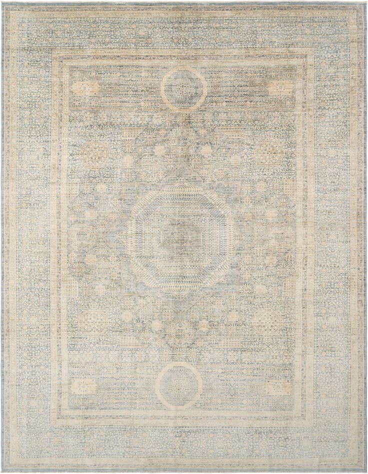 Detail image of 8' 10 x 13' 4 Hand Knotted Mamluk Rug