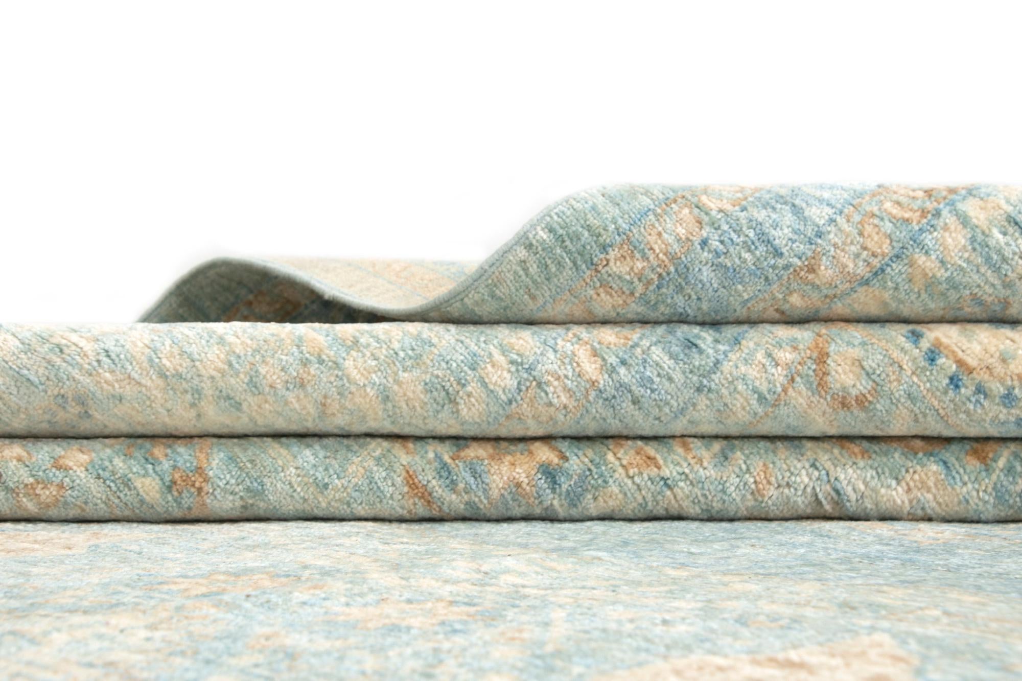 8' 10 x 11' 5 Hand Knotted Mamluk Rug