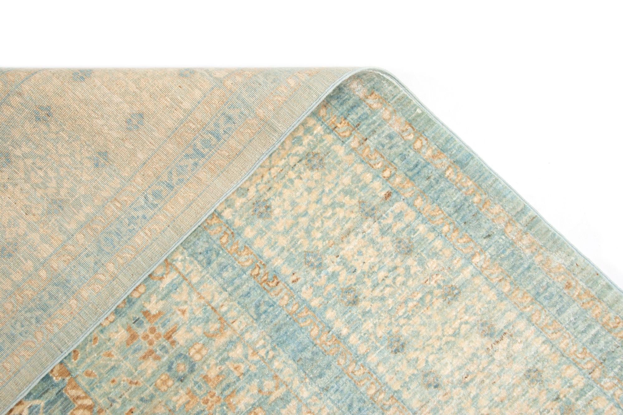 8' 10 x 11' 5 Hand Knotted Mamluk Rug