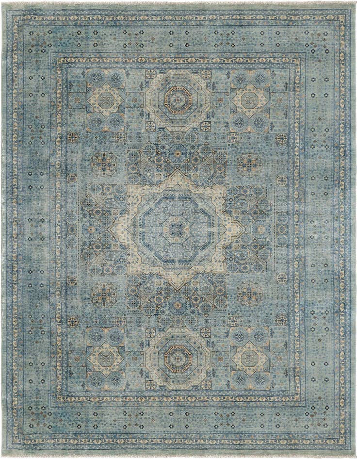 Detail image of 8' 11 x 11' 10 Hand Knotted Mamluk Rug