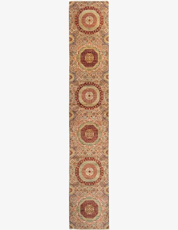 2' 10 x 16' 5 Hand Knotted Mamluk Rug
