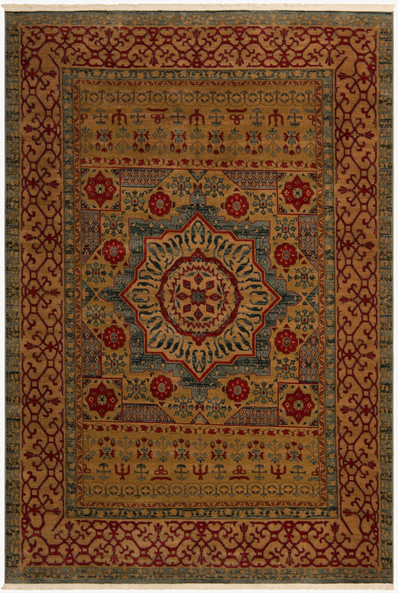 Primary image 7' x 10' Mamluk Rug