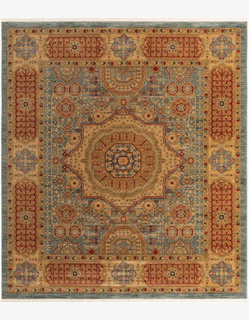 10' x 11' 4 Mamluk Rug