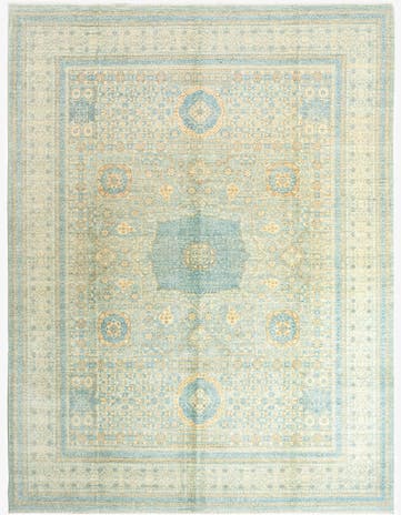 8' 10 x 11' 5 Hand Knotted Mamluk Rug